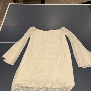 Lulu's white Off-Shoulder Dress